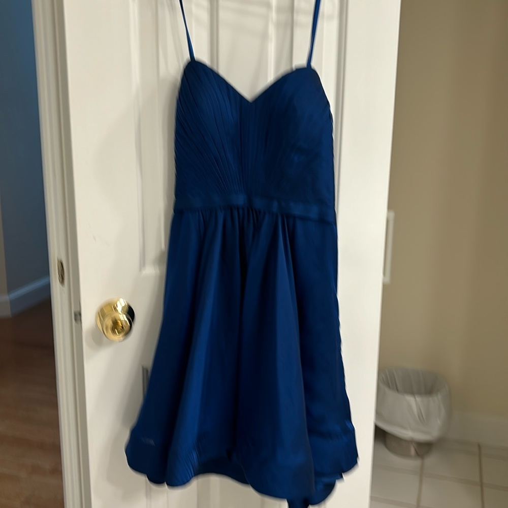 Blue cocktail dress